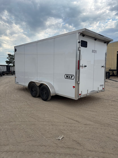 7 x 16' XLT Pro Series Enclosed TA Alcom Cargo Trailer #EZEC7X16XLT-P