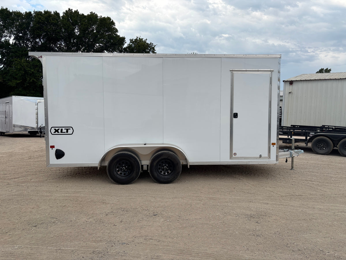 7 x 16' XLT Pro Series Enclosed TA Alcom Cargo Trailer #EZEC7X16XLT-P
