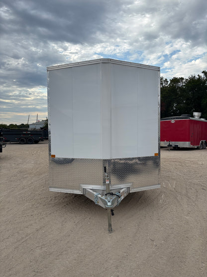 7 x 16' XLT Pro Series Enclosed TA Alcom Cargo Trailer #EZEC7X16XLT-P