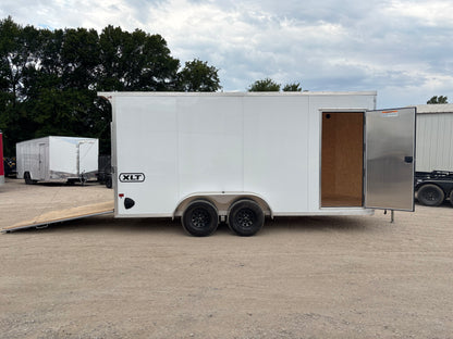 7 x 16' XLT Pro Series Enclosed TA Alcom Cargo Trailer #EZEC7X16XLT-P