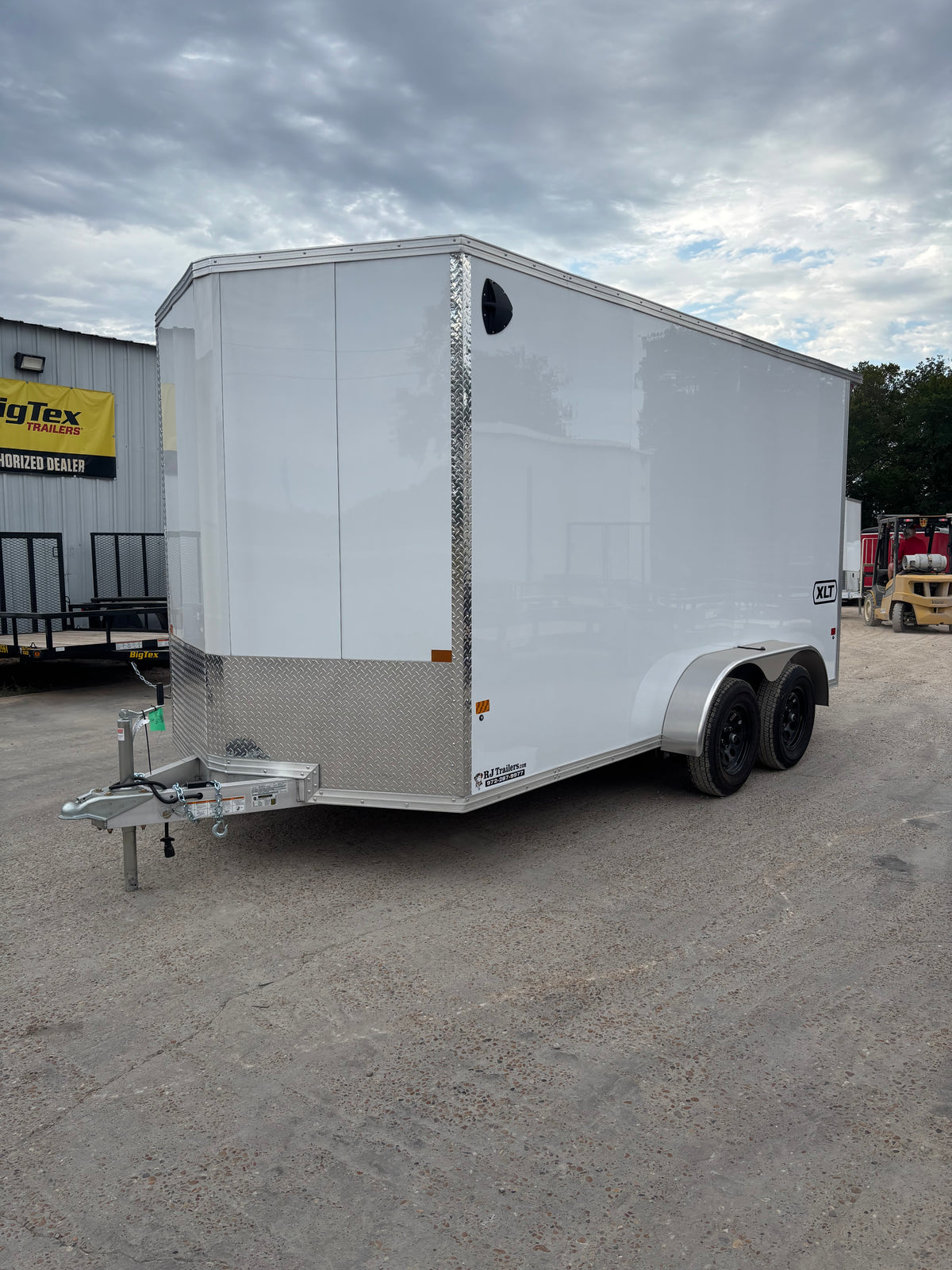 7 x 14' XLT Pro Series Enclosed TA Alcom Cargo Trailer #EZEC7X14XLT-P