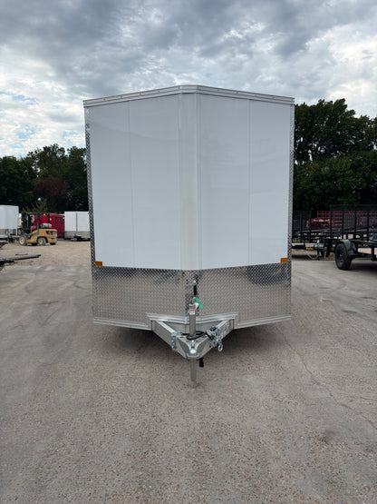 7 x 14' XLT Pro Series Enclosed TA Alcom Cargo Trailer #EZEC7X14XLT-P