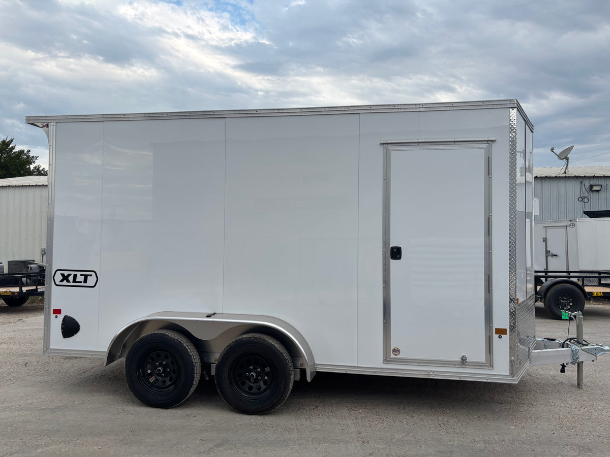 7 x 14' XLT Pro Series Enclosed TA Alcom Cargo Trailer #EZEC7X14XLT-P