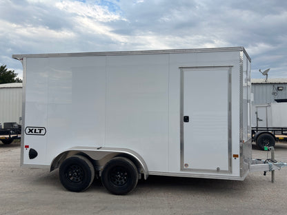 7 x 14' XLT Pro Series Enclosed TA Alcom Cargo Trailer #EZEC7X14XLT-P