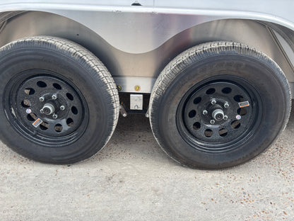 7 x 14' XLT Pro Series Enclosed TA Alcom Cargo Trailer #EZEC7X14XLT-P