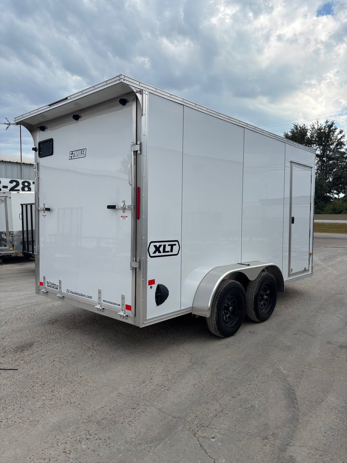 7 x 14' XLT Pro Series Enclosed TA Alcom Cargo Trailer #EZEC7X14XLT-P