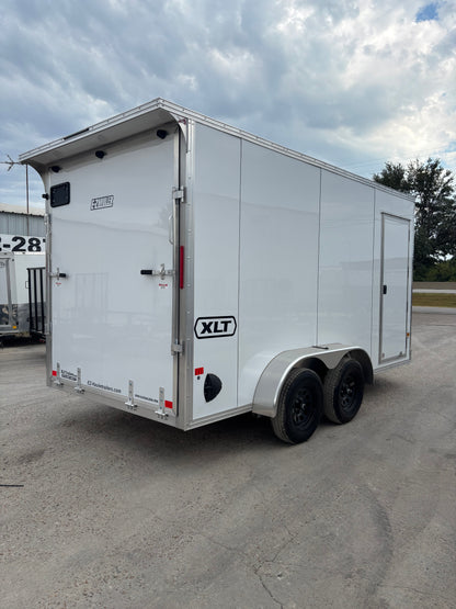 7 x 14' XLT Pro Series Enclosed TA Alcom Cargo Trailer #EZEC7X14XLT-P