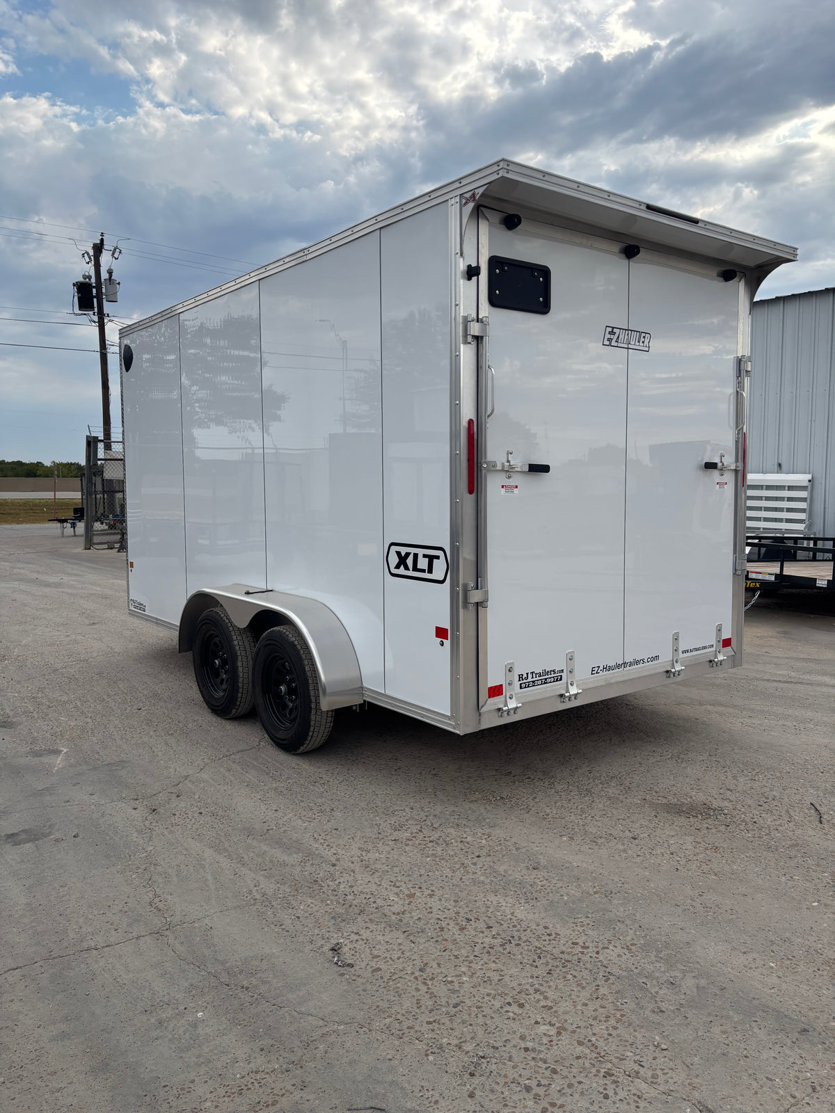 7 x 14' XLT Pro Series Enclosed TA Alcom Cargo Trailer #EZEC7X14XLT-P