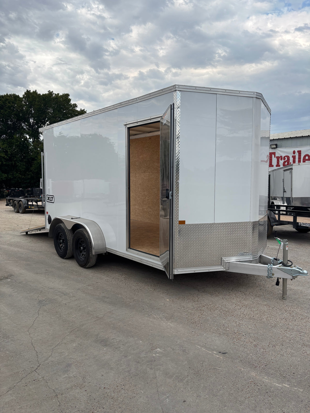 7 x 14' XLT Pro Series Enclosed TA Alcom Cargo Trailer #EZEC7X14XLT-P