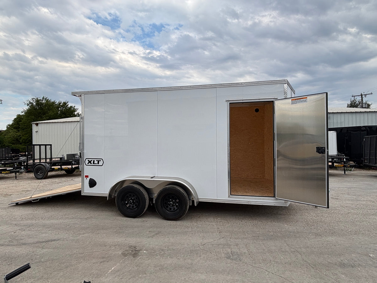 7 x 14' XLT Pro Series Enclosed TA Alcom Cargo Trailer #EZEC7X14XLT-P