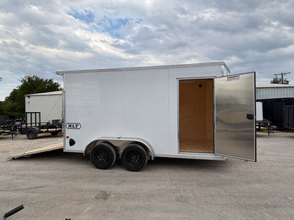 7 x 14' XLT Pro Series Enclosed TA Alcom Cargo Trailer #EZEC7X14XLT-P