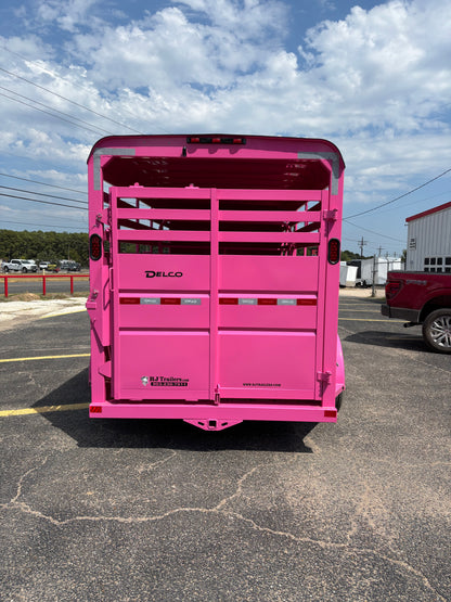 6' x 16' Cattle Stock Trailer Delco #S616