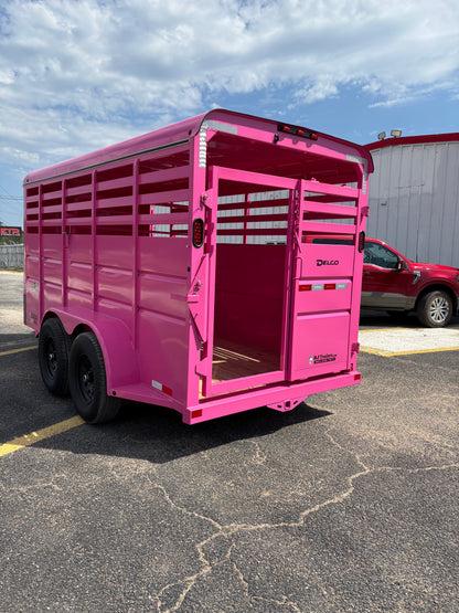 6' x 16' Cattle Stock Trailer Delco #S616