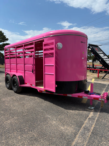 6' x 16' Cattle Stock Trailer Delco #S616