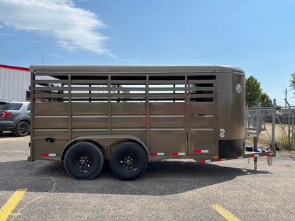 6' x 16' Cattle Stock Trailer Delco #S616