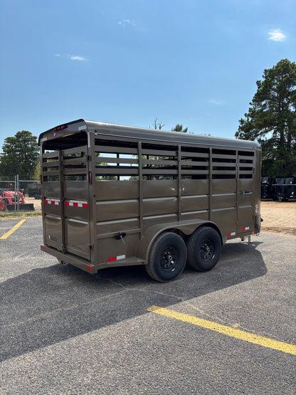 6' x 16' Cattle Stock Trailer Delco #S616