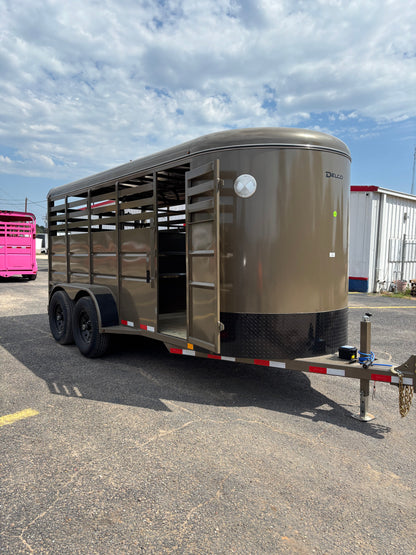 6' x 16' Cattle Stock Trailer Delco #S616