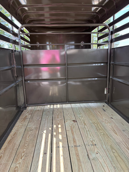 6' x 16' Cattle Stock Trailer Delco #S616