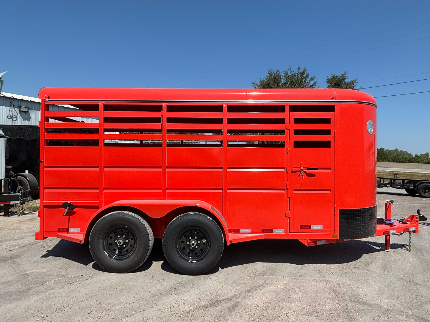 6' x 16' Cattle Stock Trailer Delco #S616