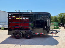 6' x 14' 2 Horse Slant Trailer Delco #H614