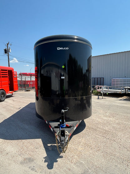 6' x 14' 2 Horse Slant Trailer Delco #H614