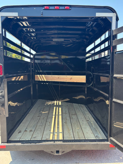 6' x 14' 2 Horse Slant Trailer Delco #H614