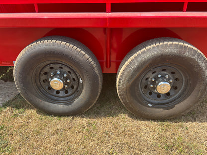 6'8" x 24' GN Cattle Stock Trailer Delco #B824