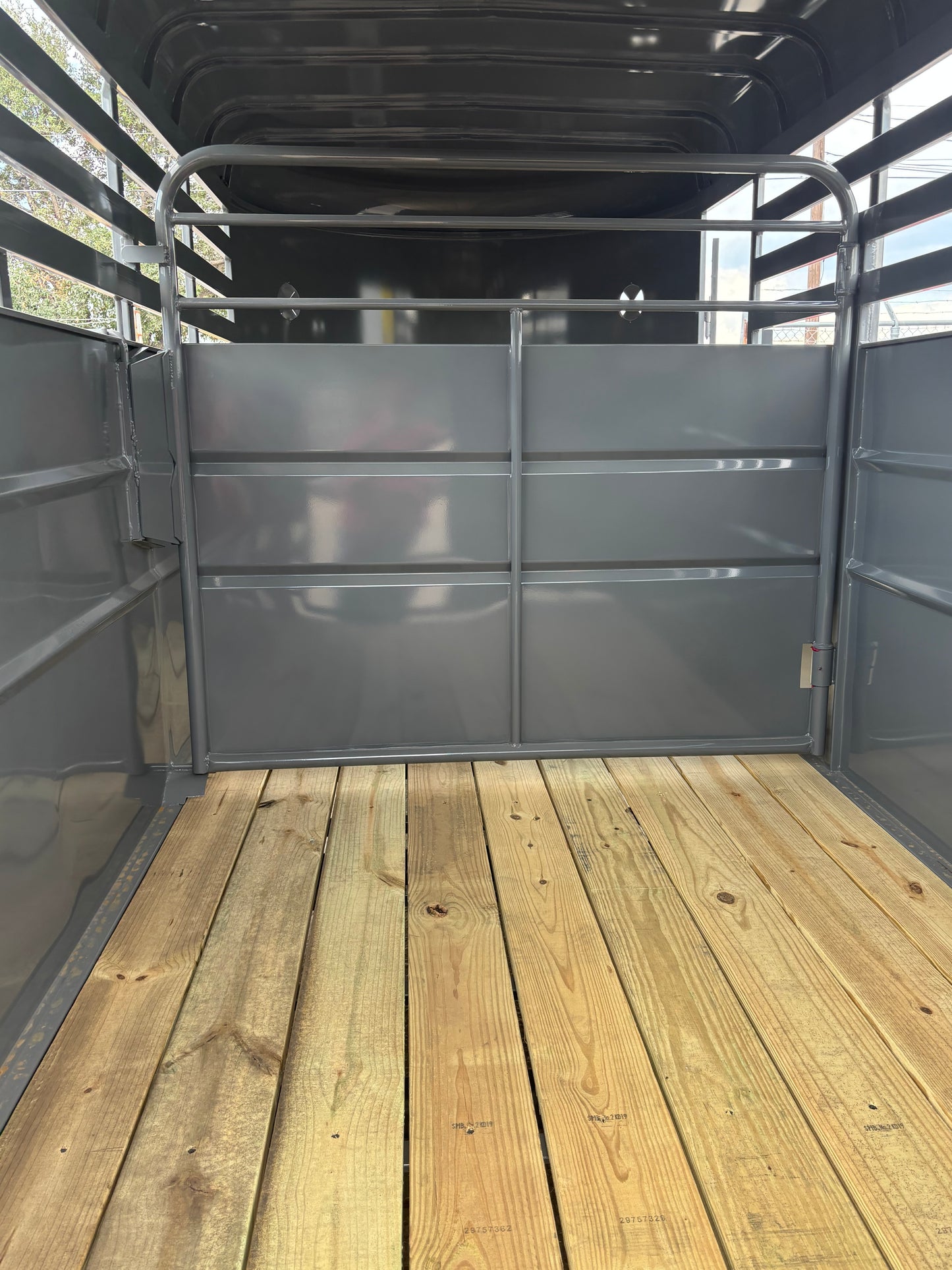 6' x 16' Cattle Stock Trailer Delco #S616