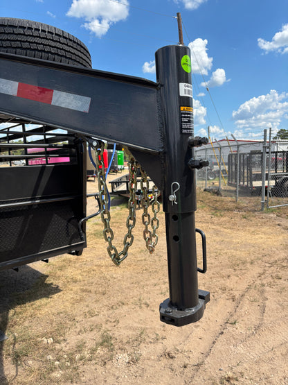 6'8" x 24' GN Cattle Stock Trailer Delco #B824