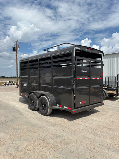 6' x 16' 3 Horse Slant Trailer Delco #H616