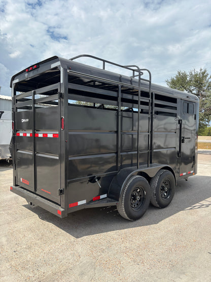 6' x 16' 3 Horse Slant Trailer Delco #H616