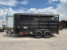 6' x 16' 3 Horse Slant Trailer Delco #H616