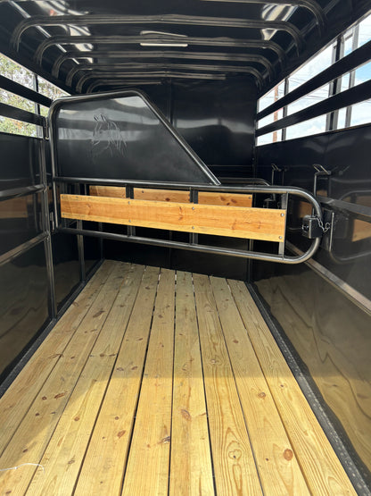 6' x 16' 3 Horse Slant Trailer Delco #H616
