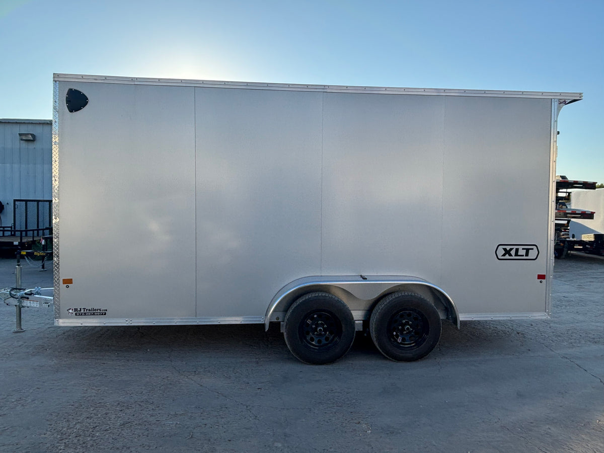 7 x 16' XLT Pro Series Enclosed TA Alcom Cargo Trailer #EZEC7X16XLT-P