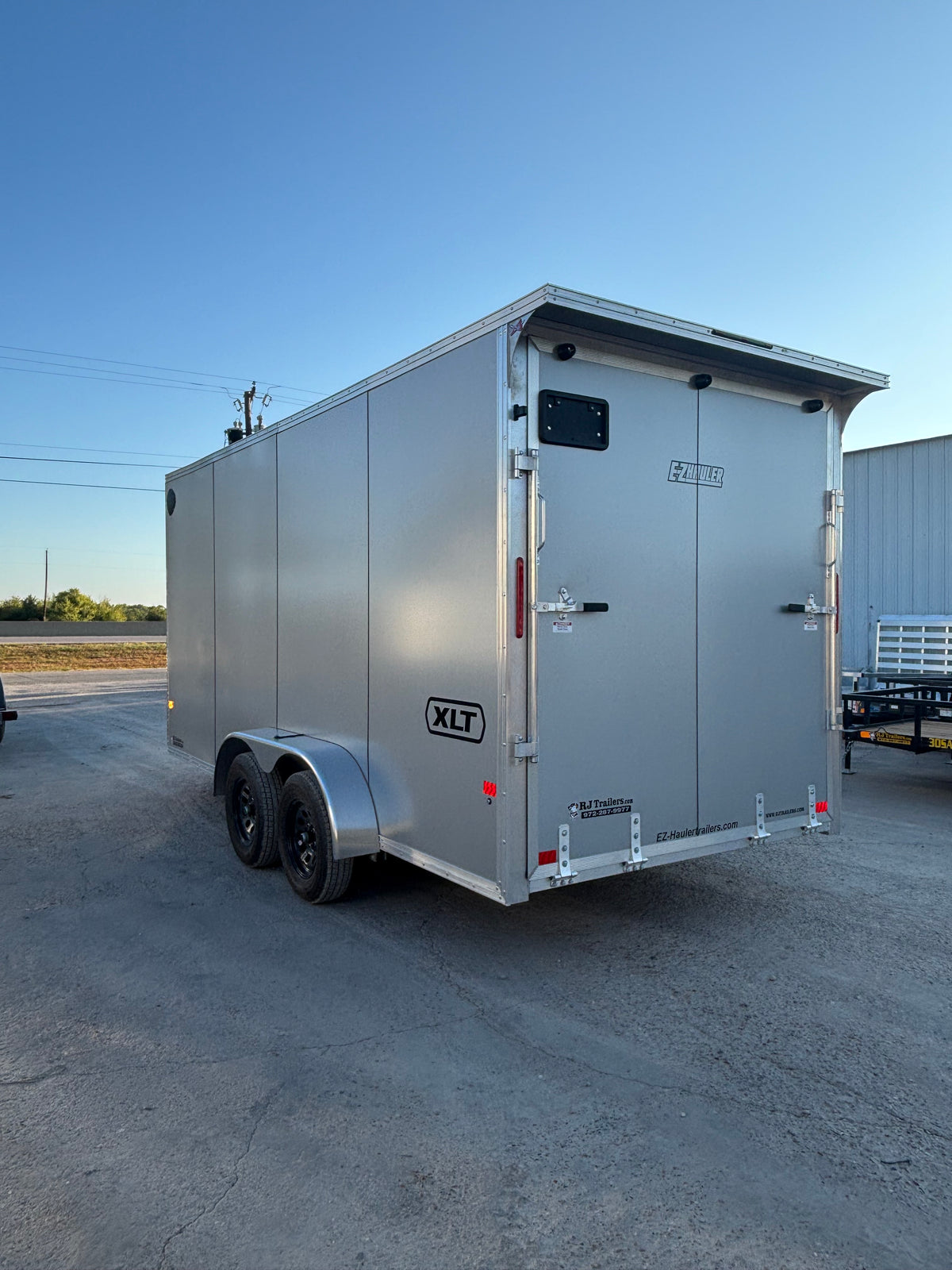 7 x 16' XLT Pro Series Enclosed TA Alcom Cargo Trailer #EZEC7X16XLT-P
