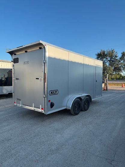 7 x 16' XLT Pro Series Enclosed TA Alcom Cargo Trailer #EZEC7X16XLT-P