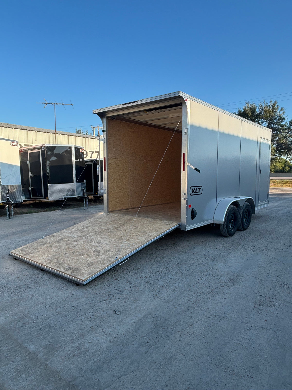 7 x 16' XLT Pro Series Enclosed TA Alcom Cargo Trailer #EZEC7X16XLT-P