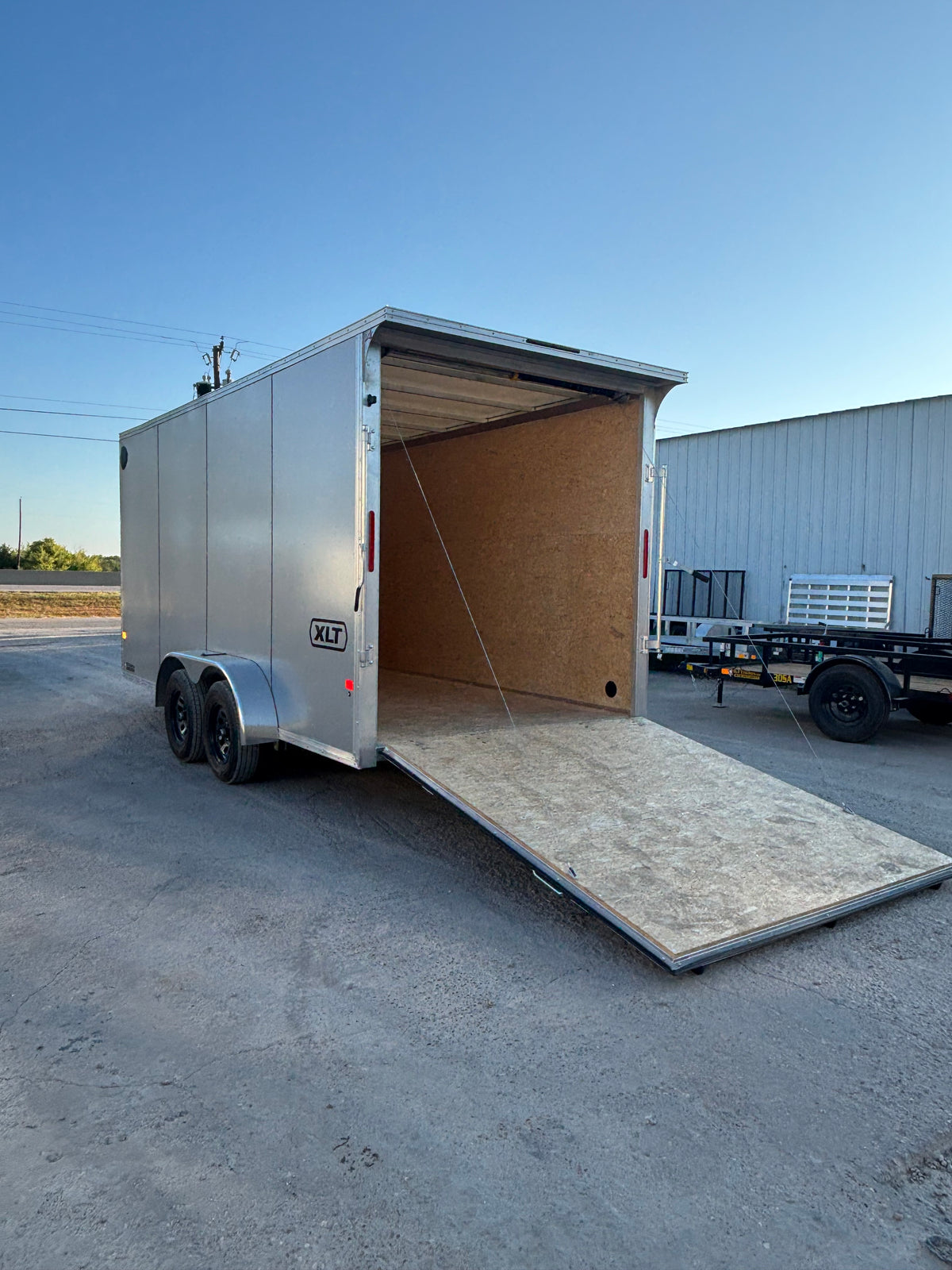 7 x 16' XLT Pro Series Enclosed TA Alcom Cargo Trailer #EZEC7X16XLT-P