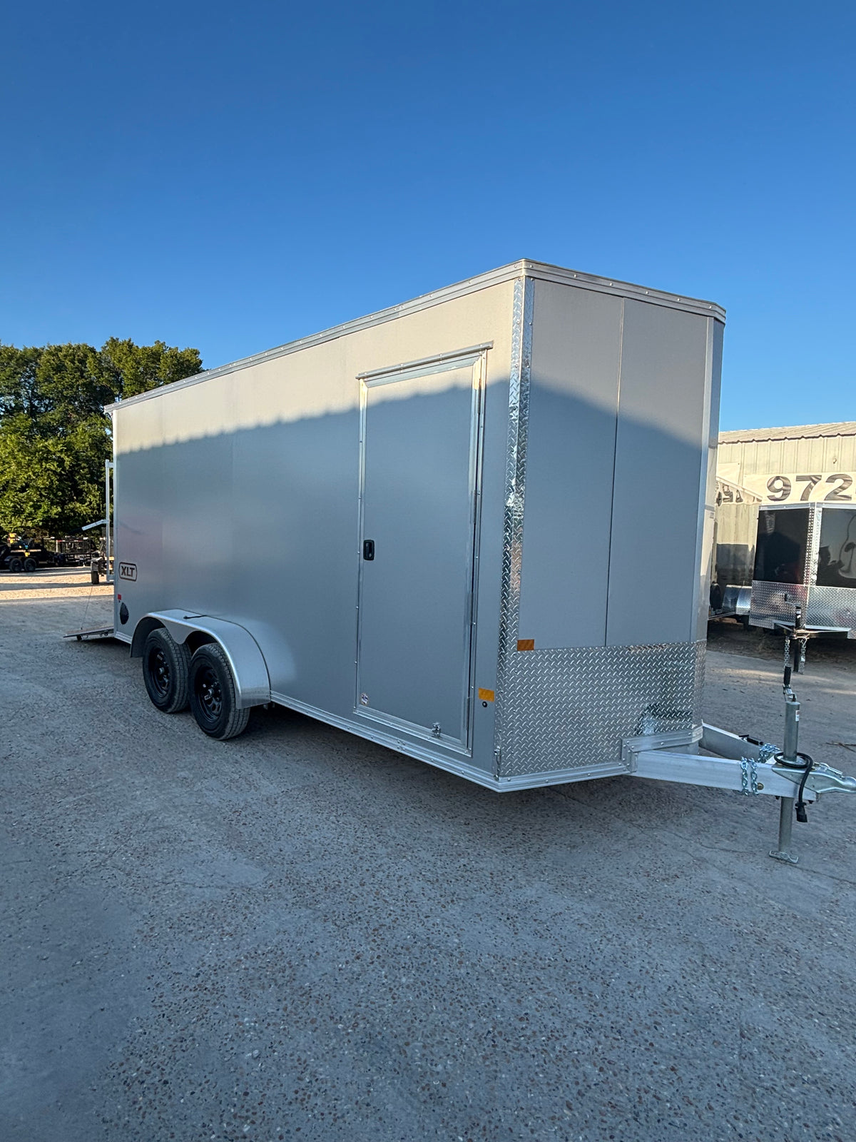 7 x 16' XLT Pro Series Enclosed TA Alcom Cargo Trailer #EZEC7X16XLT-P