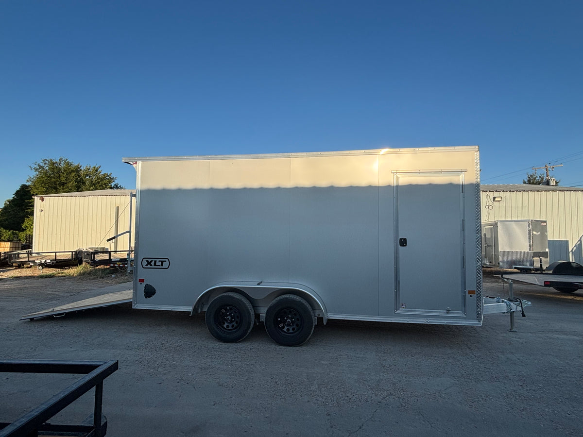 7 x 16' XLT Pro Series Enclosed TA Alcom Cargo Trailer #EZEC7X16XLT-P