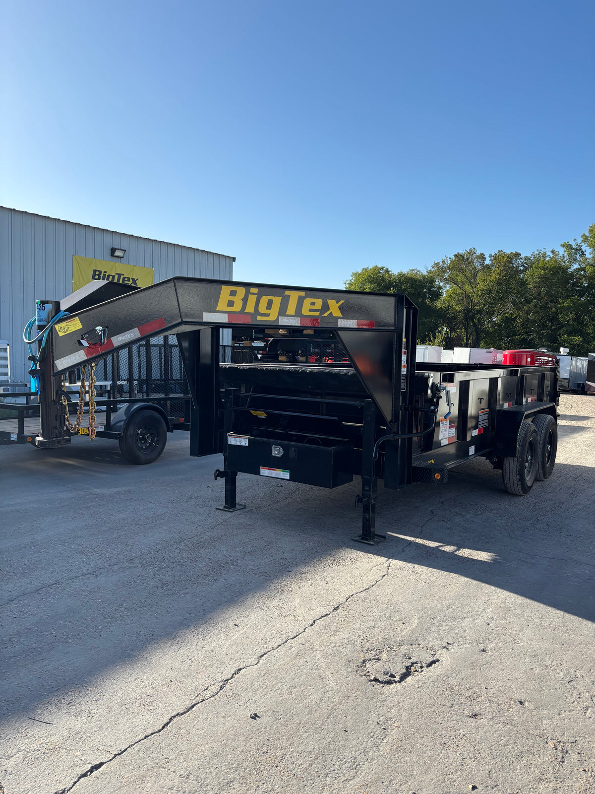 7 x 14' GN Dump Trailer Big Tex #14GX-14BK6SIRPD