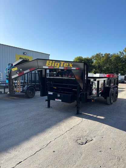 7 x 14' GN Dump Trailer Big Tex #14GX-14BK6SIRPD