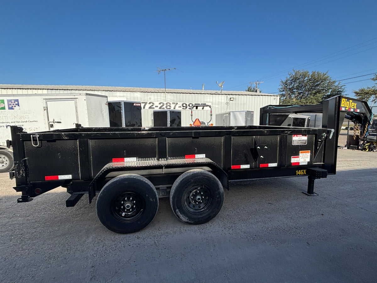 7 x 14' GN Dump Trailer Big Tex #14GX-14BK6SIRPD