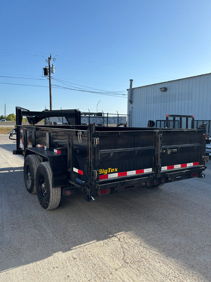 7 x 14' GN Dump Trailer Big Tex #14GX-14BK6SIRPD