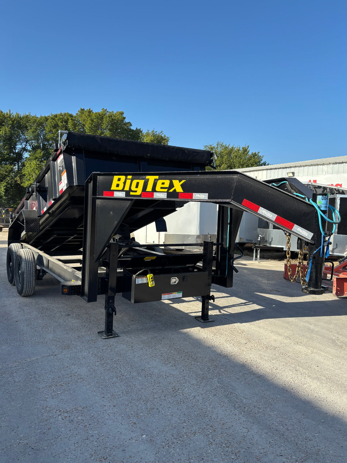7 x 14' GN Dump Trailer Big Tex #14GX-14BK6SIRPD