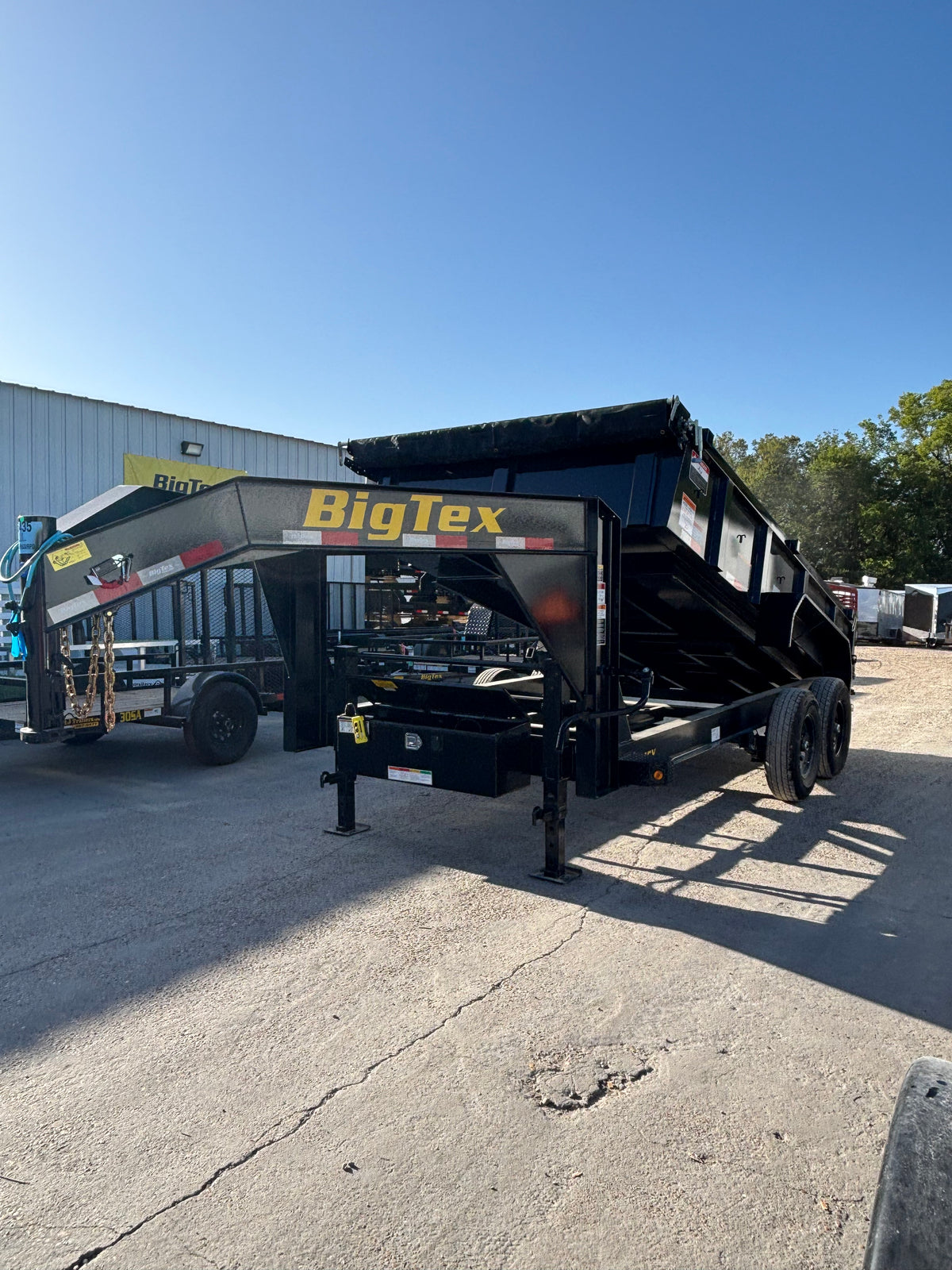 7 x 14' GN Dump Trailer Big Tex #14GX-14BK6SIRPD