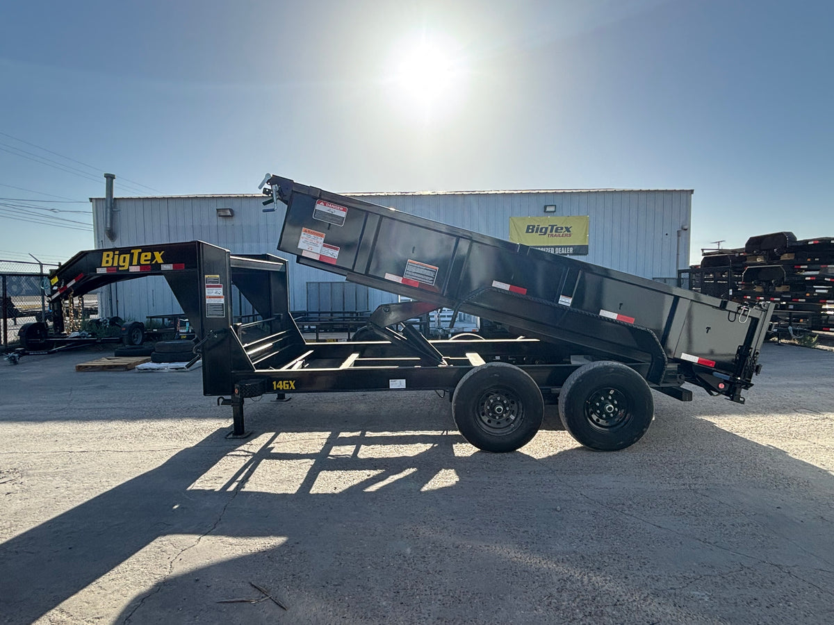 7 x 14' GN Dump Trailer Big Tex #14GX-14BK6SIRPD