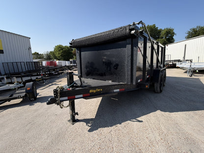 82 x 14 Big Tex Dump Bumper Pull USED