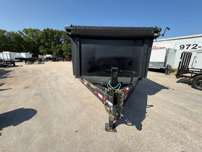 82 x 14 Big Tex Dump Bumper Pull USED