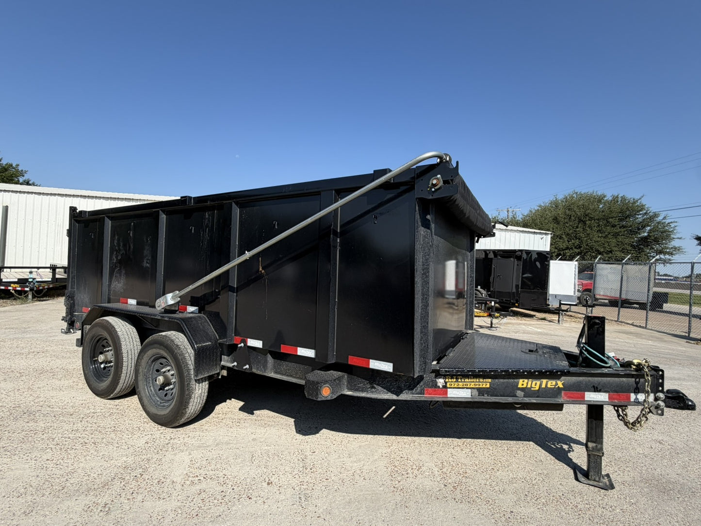 82 x 14 Big Tex Dump Bumper Pull USED